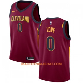 Maillot NBA Cleveland Cavaliers Kevin Love 0 Nike 2017-18 Maroon Swingman - Homme